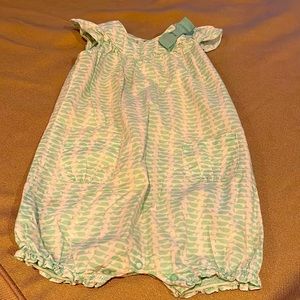 Whale print bubble dress